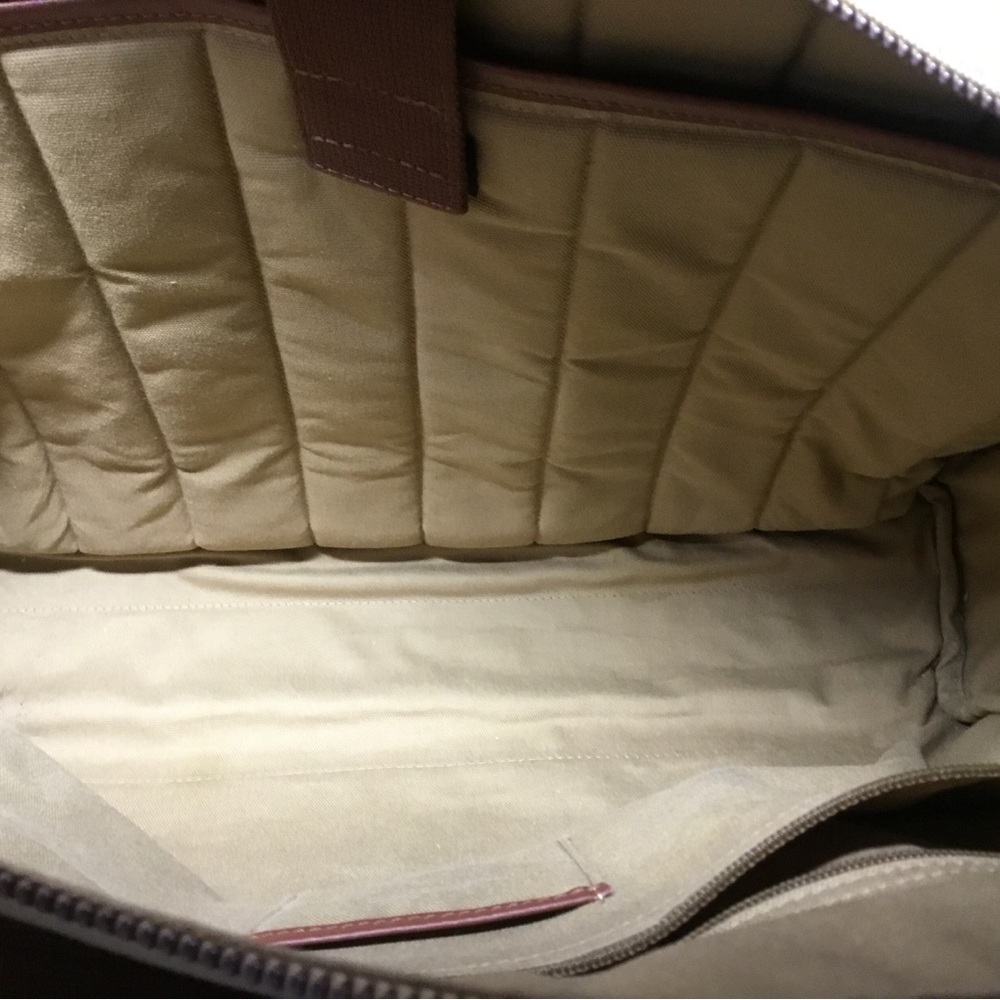 Authentic Longchamp Canvas Leather Convertible Tote Large - Picture 13 of 16